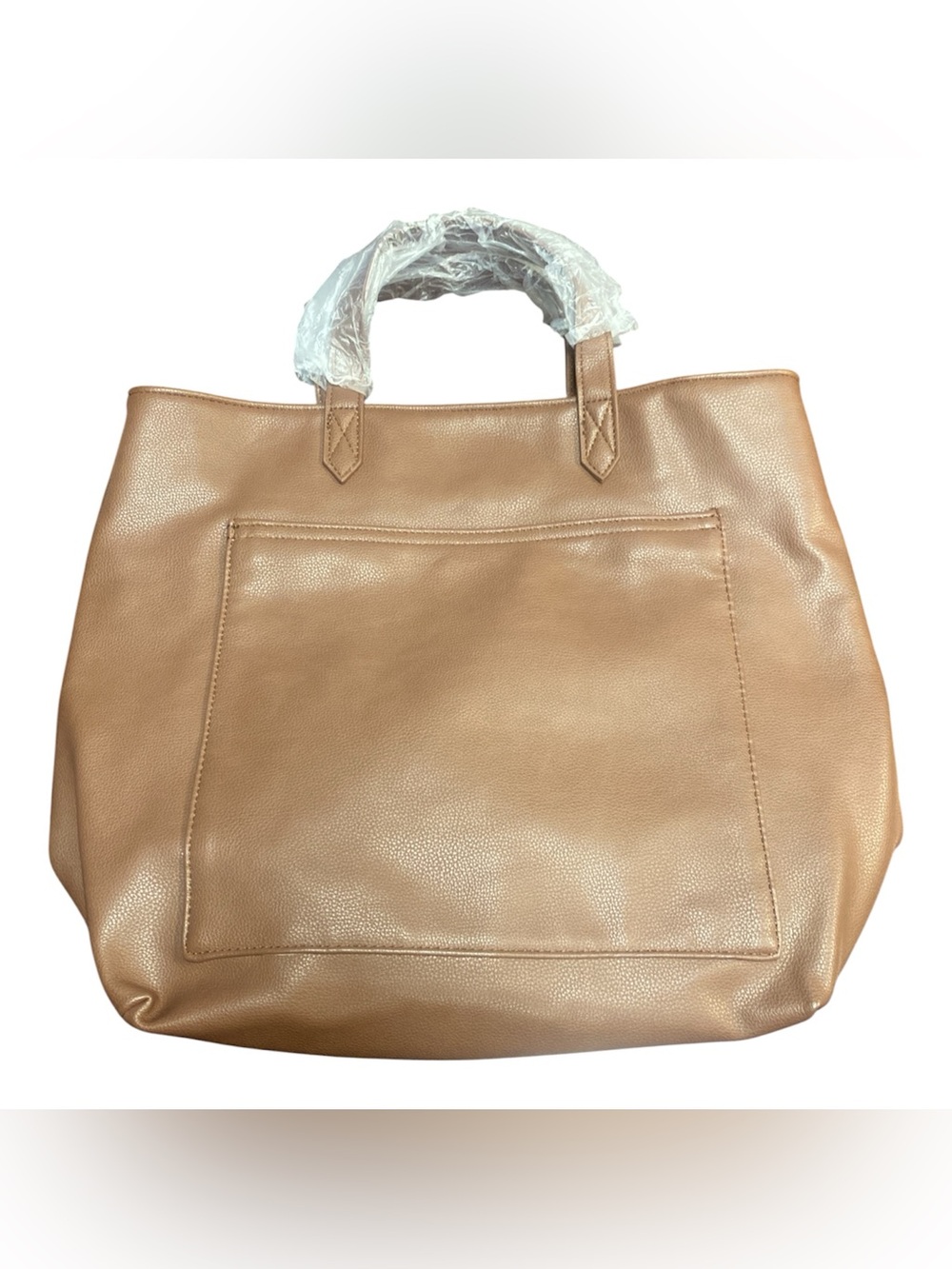 NWT Leather Tote Bag in Camel - Women's Everyday Carry